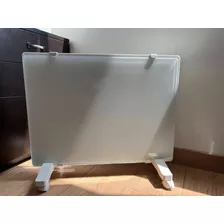 Calentador De Ambiente Eléctrico - Panel De Vidrio - Blanco