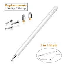 Stylus For iPad Pencil, Meko 2 In 1 Universal Disc Stylus To