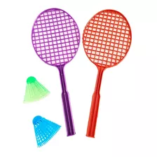 Juego De Raquetas Niños Juguete Económico Plástico Badminton