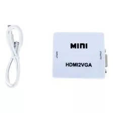 Conversor Adaptador Hdmi Para Vga Hdmi2vga Monitor / Pc