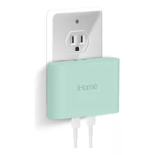 Ihome Cargador Usb-c Multipuerto: Ac Pro 2 Puertos Usb C Pla