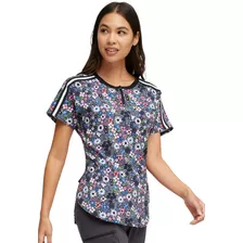 Top Estampado Heartsoul Uniforme Clínico Flores Colores