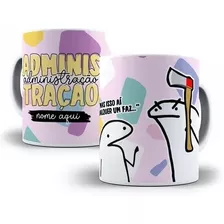 Caneca Xícara Personalizada Porcelana Flork Profissão Humor