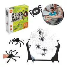 Jogo Infantil Gruda Aranha Na Teia Com 21 Peças Original