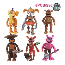 Cinco Noites No Freddy's Fnaf World - Kit Com 6 Personagens!