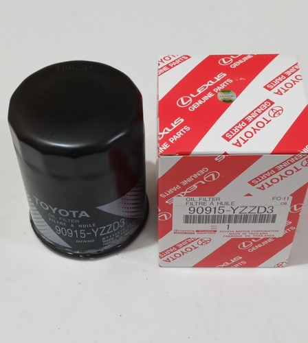 Filtro Aceite 90915yzzd3 Toyota 3.4 4.0 4.2 4.5 4.7 84-15 Foto 3