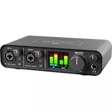 Motu M2 2x2 Usb-c Interfaz De Audio Color Negro 5v