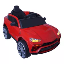 Mini Carro Urus Vermelho Elétrico Infantil 12v Controle Som