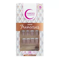 Unhas Postiças Francesa Nude U3017 Fhaces