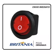 Interruptor Botão Redondo Cafeteira Britânia Cb15 Cp15 Cp30
