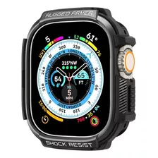 Protector Para Apple Watch Ultra 49 Mm - Marca Spigen Modelo Rugged Armor