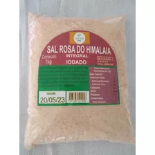 Sal Rosa Do Himalaia Integral Fino Iodado 1kg.