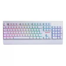 Teclado Gamer Redragon Kala Lunar K557w Qwerty Outemu Mark.ii Diy Black Português Brasil Cor Branco Com Luz Rgb