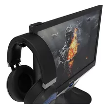 Suporte P/ Fone Headset Headphone Para Monitor E Tv Com Fita