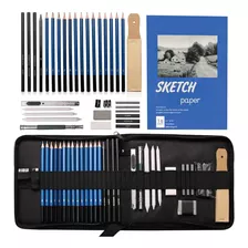 Kit 35 Piezas Profesional De Dibujo Con Lápices Hb