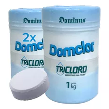 Kit Cloro Pastilha Domclor 10 Unidades 200g 90% Tricloro