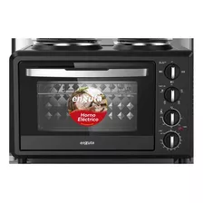 Horno Electrico Enxuta Henx032dn 32 Litros Con 2 Discos Color Negro