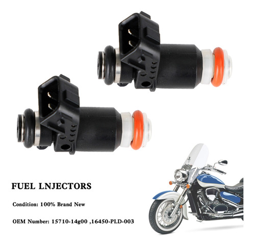 2 Inyectores De Combustible Para Suzuki Boulevard M50/c50 15 Foto 5