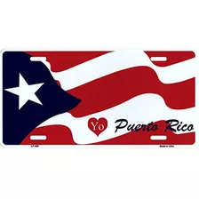 Smart Blonde Lp - 468 I Love Puerto Rico License Plate 2020