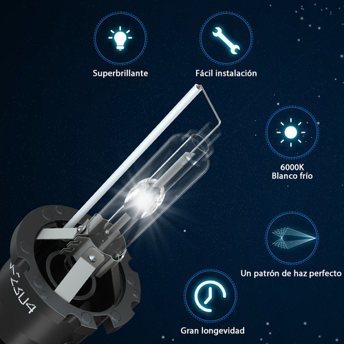 Xenn  Kit De Faros D2r Luz Alta Y Baja Para Mercedes-benz Foto 7