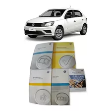 Kit Manual Proprietário Vw Novo Gol G6 Sem Uso Original 