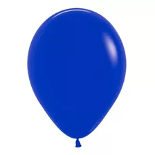 Balão Bexiga Azul Royal 7 Polegadas 50 Unidades