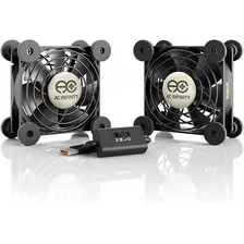 Sistema De Ventilación Ac Infinity 80mm, 2 Unidades