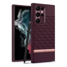 Funda Caseology Parallax Para Galaxy S22 Ultra - Burgundy