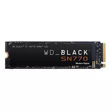 Disco Duro 1tb M2 Wd Sn770 Nvme Gen4 Ssd Pcie M.2 2280 Color Negro