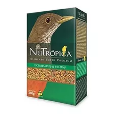 Nutropica Racao Para Aves Sabia E Passaro Preto 300g