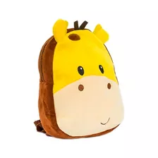 Mochila De Pelúcia Infantil Super Confort Turminha Animal 