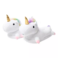 Pantuflas Unicornio Peluche Infantil 25 Al 33 Par - El Rey