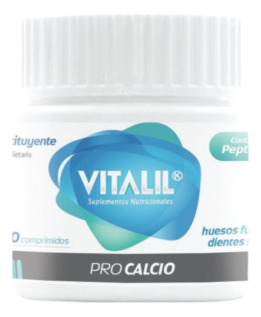 Vitalil Pro Calcio Huesos Fuertes Y Dientes Sanos Sabor N/a