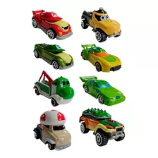 Set Carros Metálicos X8 Rápido Furioso Toy Story Mario Bross