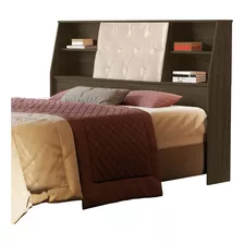 Cabeceira De Cama Box Estofada Casal Nubia - ! Cor Castanho-bege