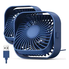 Topk Ventilador De Escritorio Usb [paquete De 2], Flujo De A