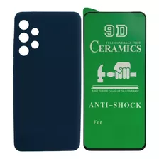 Funda Forro En Silicona + Protector De Pantalla Para Celular