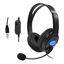 Audifonos Headset Gamer Con Micrófono Para Pc Y Consolas Color Negro