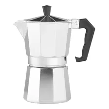 Cafetera Italiana Moderna De 6 Tazas Acero Inox