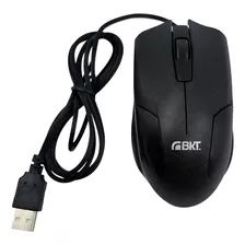 Mouse Usb 1000dpi Con Motor Óptico Alta Resolucion Bkt333n Color Negro