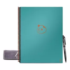Rocketbook Panda Planner Letter (tamaño Carta) Color Aguamarina