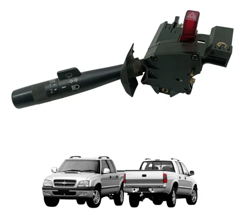 Chave De Seta E Botão Pisca Alerta Gm S10 2002 2011 Usado