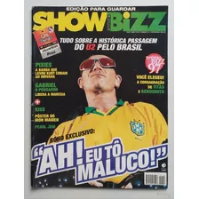 Revista Showbizz N°151 Fev/1998 Com Pôster Do Iron Maiden