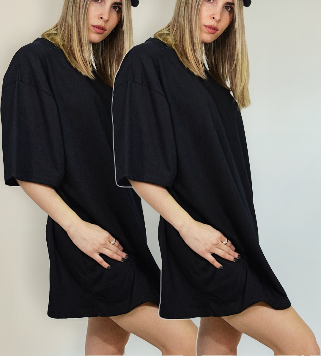 Remerones Pack X2 Manga Caída Oversize Algodón Liso X Mayor 