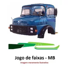 Emblema Faixa Lateral Da Cabine Verde Mb 1113/1513/1313/2013