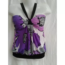 Muy Linda Musculosa En Tonos Lilas Y Violetas Talle M