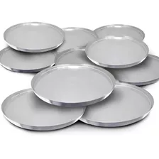 Kit Com 10 Formas Para Pizza 40 Cm 