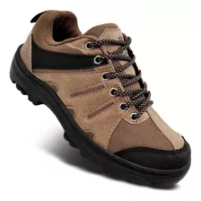 Zapatillas Hombre Trekking Cosidos Trabajo Grip Reforzadas