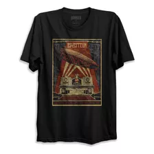Camiseta Banda Led Zeppelin Mothership Álbum Bomber Rock