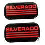 Par Emblemas Chevrolet Cheyenne Silverado 1500 99-07 Rojo